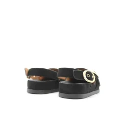 Zueco mocasín negro