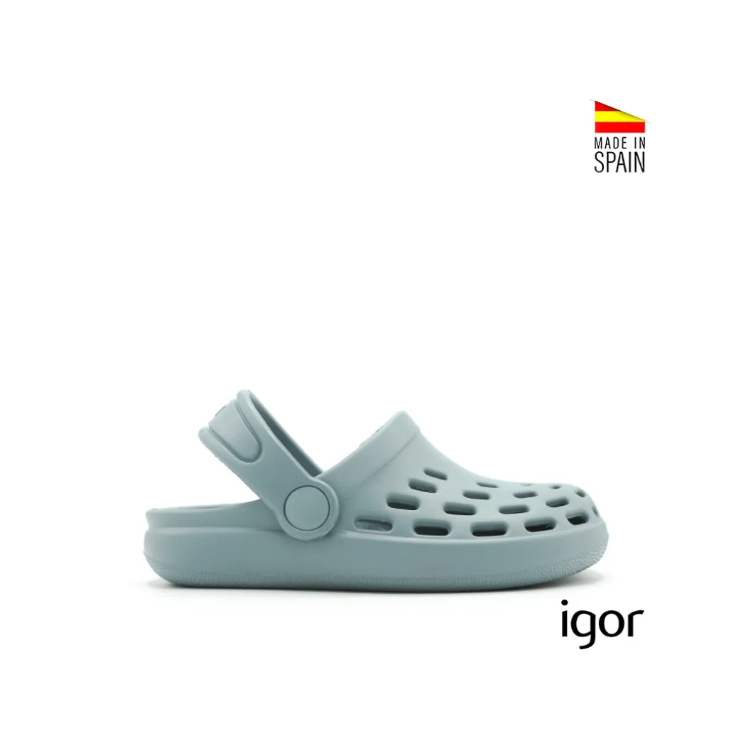Zuecos cocodrilo Igor Azul