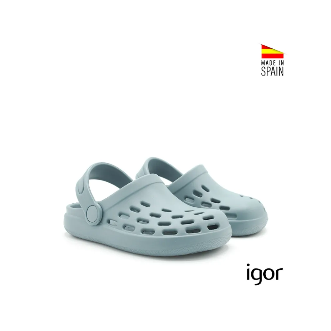 Zuecos cocodrilo Igor Azul